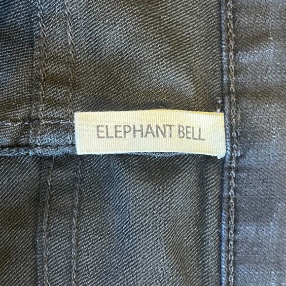 Rag & Bone Black Jeans Elephant Bell Size 27 Flare Low Rise - Picture 10 of 10